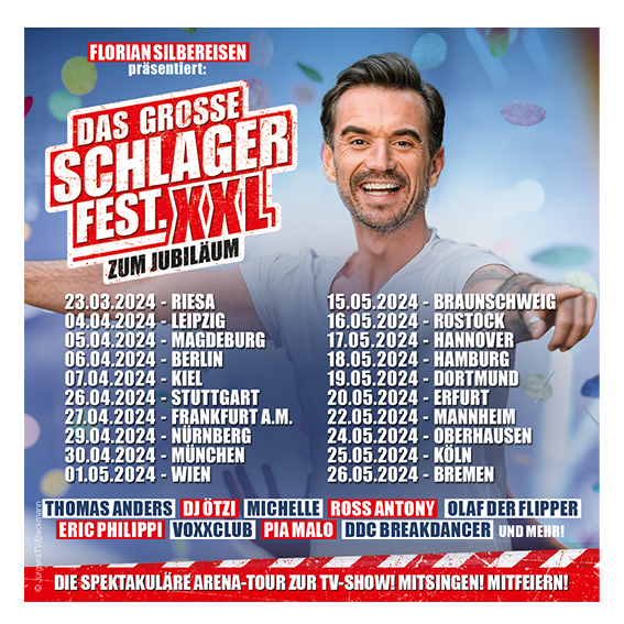 Das Große Schlagerfest.XXL 2024 - Live in Leipzig
