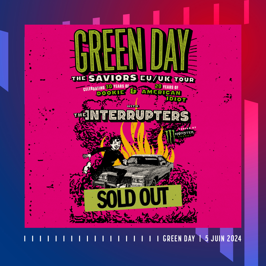 Green Day - The Saviors Tour - 05 juin 2024 à 19:30