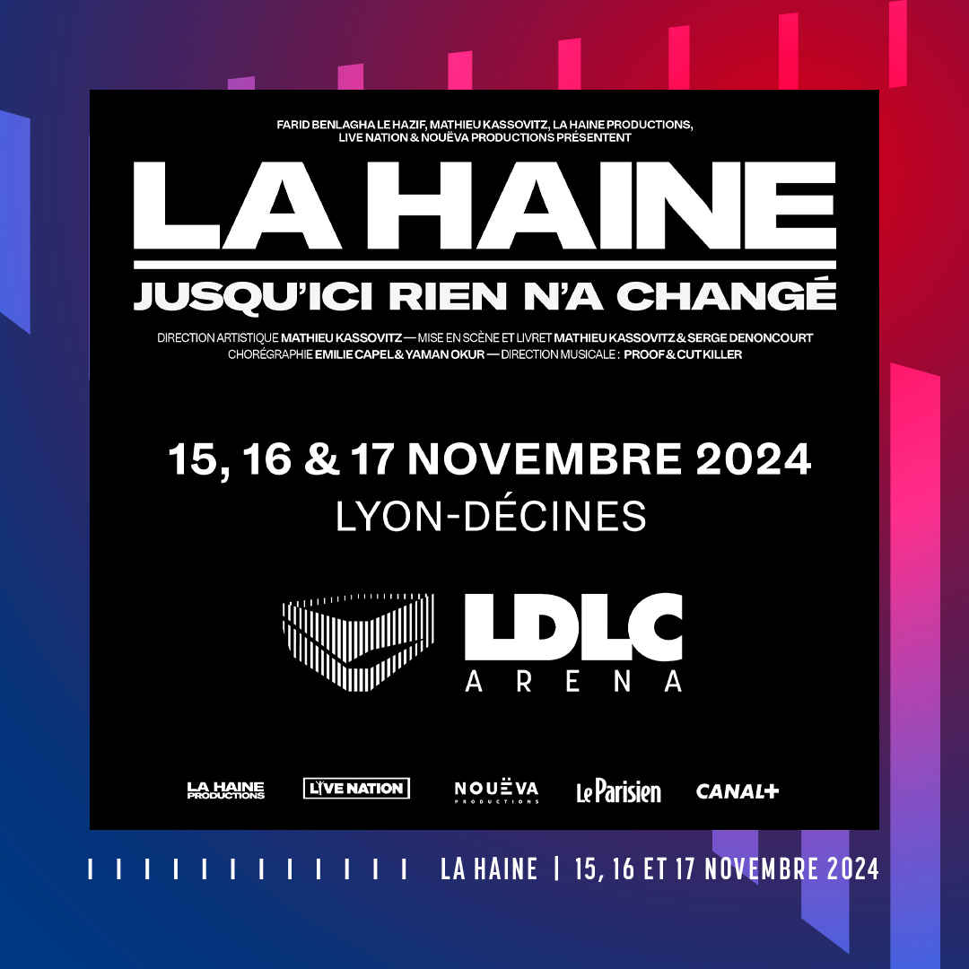 La Haine - 15 November 2024 at 8:00 pm