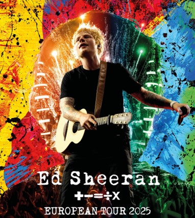 Ed Sheeran +-=÷x EUROPEAN TOUR 2025